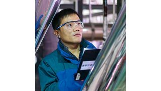 Manufacturing battery materials at Johnson Matthey's facility in Changzhou, China. (Johnson Matthey)