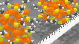 Nanostructures such as these thiol-covered gold nanoparticles can now be studied by using the new machine learning method developed in the University of Jyväskylä.  (Antti Pihlajamäki / The University of Jyväskylä)