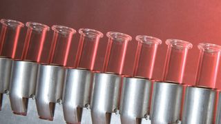 Transportschienen führen die Objekte berührungsfrei und schonend durch den Sterilisiertunnel. (Bild: Bausch+Ströbel)