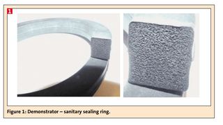Demonstrator – sanitary sealing ring (Bild: )