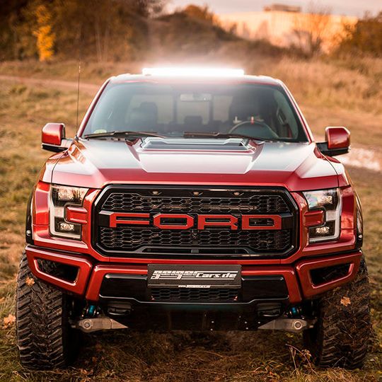 Mit dem Motortuning knackt der F 150 Raptor die 200 km/h.(Bild:  Geiger Cars)