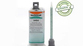 Für hohe Anforderungen an Temperatur, Chemikalienbeständigkeit und Sicherheit: «technicoll 9464» ist ein pastöser 2-Komponenten-Epoxidharzklebstoff für hochfeste Strukturklebungen in industriellen Anwendungen. (Bild: Ruderer Klebetechnik GmbH)