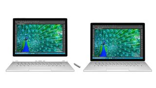 Das Surface Book von Microsoft ist ein leistungsstarkes 13-Zoll-Notebook, das sich auch in ein Tablet verwandeln kann. Das Display liefert eine Auflösung von 3.000 x 2.000 Pixel. (Bild: Microsoft)