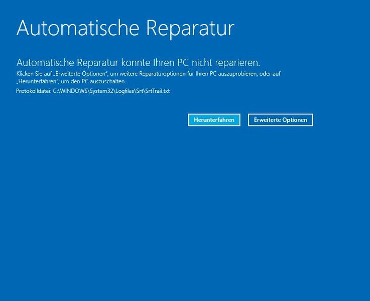 Automatische Reparatur von Windows 11 bei fehlerhaften Bootvorgängen. (Bild: Microsoft / Joos)
