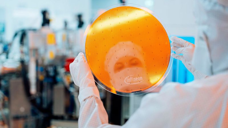 Infineon's ultra-thin wafer technology is already qualified and released to customers. The reduction in wafer thickness halves the substrate resistance and enables a reduction in power loss of over 15 percent.(Source:  Infineon Technologies AG)