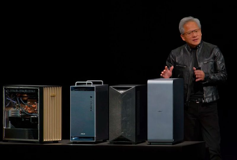 DGX-Stations mit Windows kommen im vierten Quartal des Jahres von einer ganzen Reihe von Herstellern, darunter Gigabyte, Asus, MSI und Dell. (Bild: Nvidia)