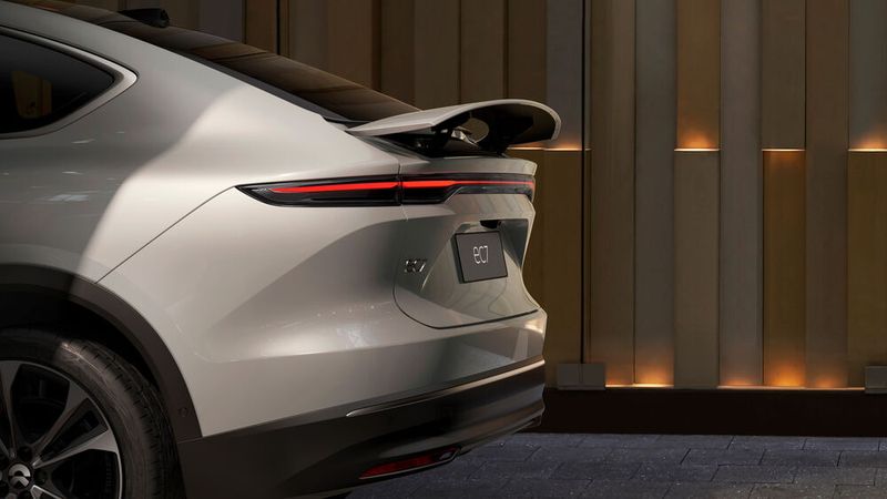 Erstmals bringt Nio einen verstellbaren Heckspoiler zum Einsatz. (Bild: Nio)