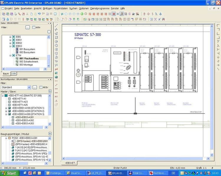 SPS- und Bustopologien  ... lassen sich detailliert erfassen und bearbeiten. Prozesse bauen lückenlos darauf auf. (Archiv: Vogel Business Media)
