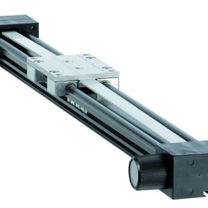 ZLW-Originalversion mit Umlenkung, Antriebswelle und Linearführung aus Polymergleitlagern: Die komplette Antriebseinheit ist schmiermittelfrei und auch für den Unterwassereinsatz geeignet, wobei Geschwindigkeiten bis maximal 2 m/s erreicht werden können. Bilder: igus