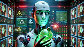 Der Einsatz von KI-Bots birgt Risiken für Unternehmen, da sie Serverressourcen überlasten, personenbezogene Daten missbrauchen und Umsatzverluste verursachen können. Daher sollten Unternehmen Zugriffskontrollen implementieren und geeignete Schutzmaßnahmen ergreifen. (Bild: Dall-E / KI-generiert)