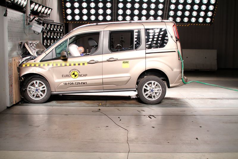 Für den Ford Tourneo Connect ... (Bild: Euro-NCAP)