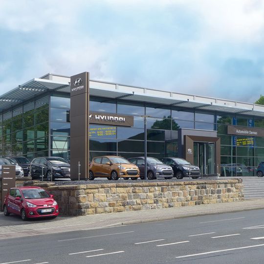 Automobile Darmas hat bereits die neue Hyundai-CI eingeführt.(Foto:  Hyundai)