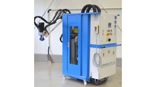 Der Tartler-Nodopox 50 V zur automatisierten Pasten- und Klebstoffverarbeitung mit dem neuen Fasswechsel-System (Bild: Tartler)