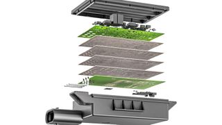 Bild 1:  Aufbau des Kick-Sensors von Huf auf Basis des Radar-System-on-Chip von TI. (Bild: TI)