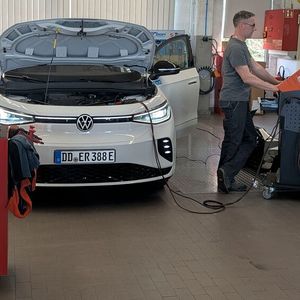 Der E-Auto-Anteil in der Kundschaft ist hoch.(Bild:  Rosenow – VCG)