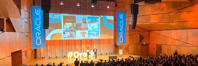 Auf dem Oracle Modern Cloud Day gab es Ein- und Ausblicke auf Cloud-Anwendungen und Unternehmensstrategien.(Bild:  Oracle Deutschland)