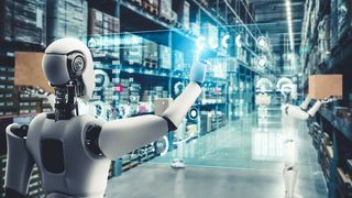 innovative-industry-robot-working-in-warehouse-for-human-labor-replacement-concept-of-artificial-intelligence-for-industrial-revolution-and-automation-manufacturing-process-stockpack-adobe-stock-scaled (Quelle: Blue Planet Studio - Adobe Stock)
