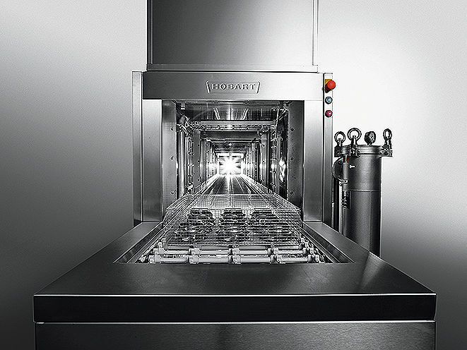 Der modulare Aufbau der Hobart-Teilereinigungsanlage Fux erlaubt eine genaue Anpassung and die Kundenbedürfnisse. (Bild: Hobart)