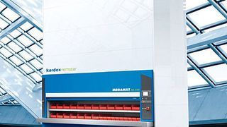 Der Megamat RS etwa ist sowohl als eigenständiges Lagerelement als auch im Verbund mehrerer Systeme innerhalb einer komplexen Lagerhaltung einsetzbar. Bild: Kardex (Archiv: Vogel Business Media)