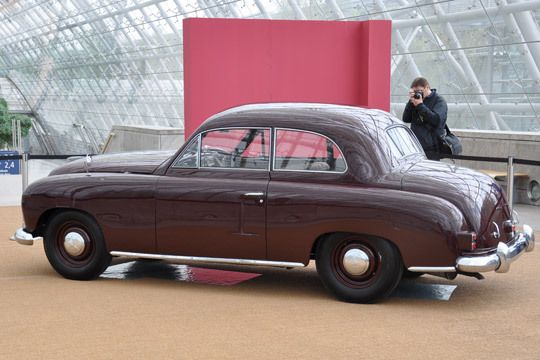Bis September 1952 fertigte das Borgward-Unternehmen 22.500 Exemplare der Hansa 1500 Limousine. Dieses Modell aus dem Jahre 1949 verfügt über einen 4-Zylinder-Reihenmotor.  (Archiv: Vogel Business Media)
