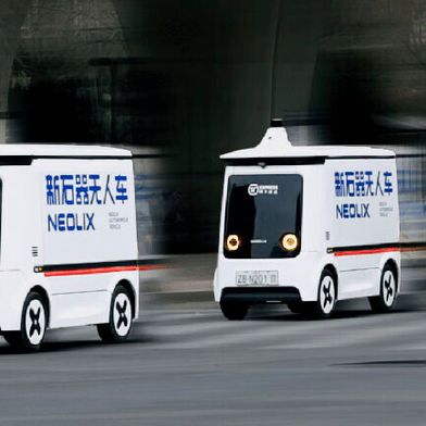 Autonomous logistics is booming in China. Manufacturers of robovans like Neolix, Zelos, or Minieye are increasingly forming partnerships, including with delivery services. (Image:Neolix)