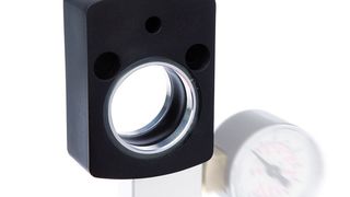 Die pneumatische Klemmplatte KP09P. (Bild: Siko)