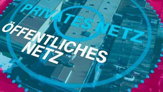 Bei der "kleinen" Campusnetz-Variante gehen die Daten gehen logisch getrennt vom öffentlichen Netz an den oder die verarbeitenden Rechner. Bei der L-Variante wird ein vom öffentlichen Netz getrenntes Firmennetz aufgebaut.  (Telekom)