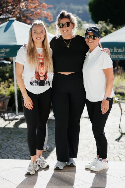 Lydia Wagemann, Franziska Magai und Alexandra Breuer (v. l., alle Vogel IT-Medien) freuen sich schon auf ihre Schnupperkurs Premiere. (Bild: Manuel Emme)