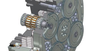 Das spielfreie Präzisionsgetriebe F4CFS-UA 115 hat eine hohe Kippsteifigkeit und eignet sich für hohe Belastungen. (Bild: Sumitomo Cyclo Drive Germany)