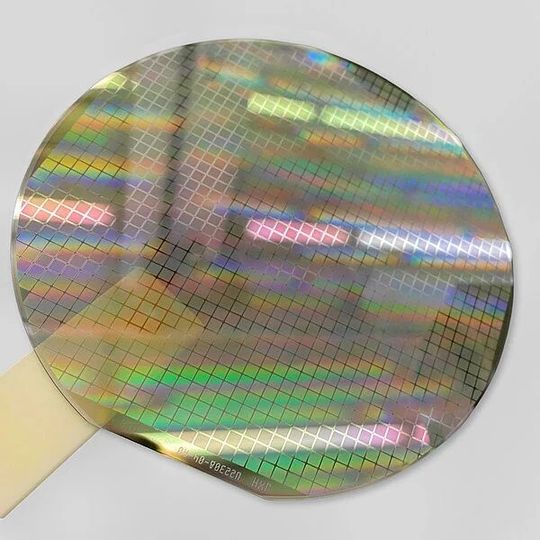 SiC wafer manufactured at X-FAB Texas.(Source:  X-FAB)