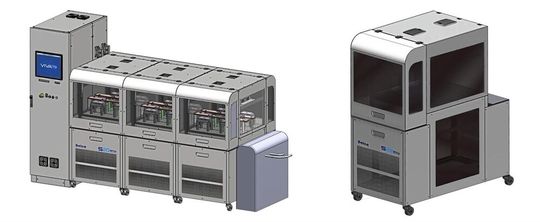 Die Testplattform S20 RTH ermöglicht eine präzise Charakterisierung des thermischen Widerstands Rth und kombiniert ein leistungsstarkes Power-Management mit einem integrierten Kühlungsmanagement für bis zu zwölf parallele Prüflinge.(Bild:  Seica)