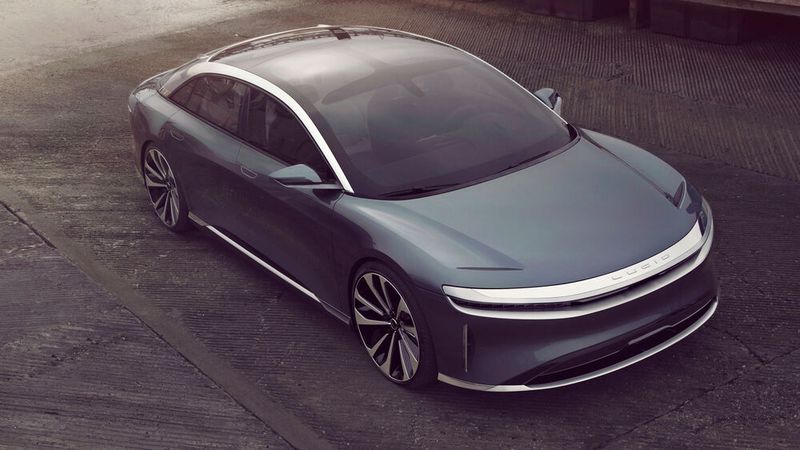 Im September will das US-Start-up Lucid Motors die Serienversion des Air online vorstellen. (Bild: Lucid Motors)