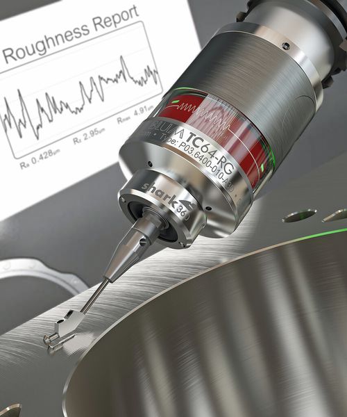 Das neue Rauheitsmessgerät TC64-RG von Blum ermöglicht erstmals eine automatisierte Prüfung von Werkstückoberflächen in Werkzeugmaschinen. (Bild: Blum-Novotest)
