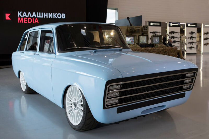 Beim Design diente das ehemalige Sowjetauto „Isch-Kombi“ als Vorbild (Kalashnikov Media)