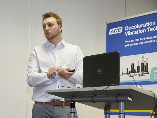 Robin Hilke, ACE Stoßdämpfer GmbH, Produktmanager Industrial Powerise.(Bild:  ACE)