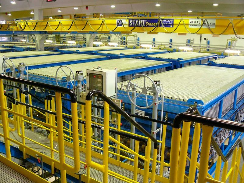 Energy-efficient process: membrane electrolysis at Vinnolit Gendorf.  (Vinnolit )