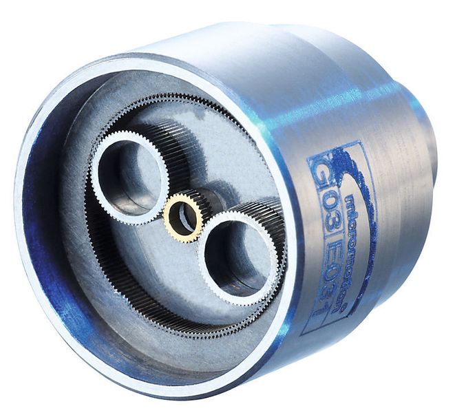 Das spielfreie Mikro Harmonic Drive Getriebe kann wegen geringer Massenträgheitsmomente extrem schnelle Winkelbewegungen realisieren.  (Bild: Harmonic Drive)
