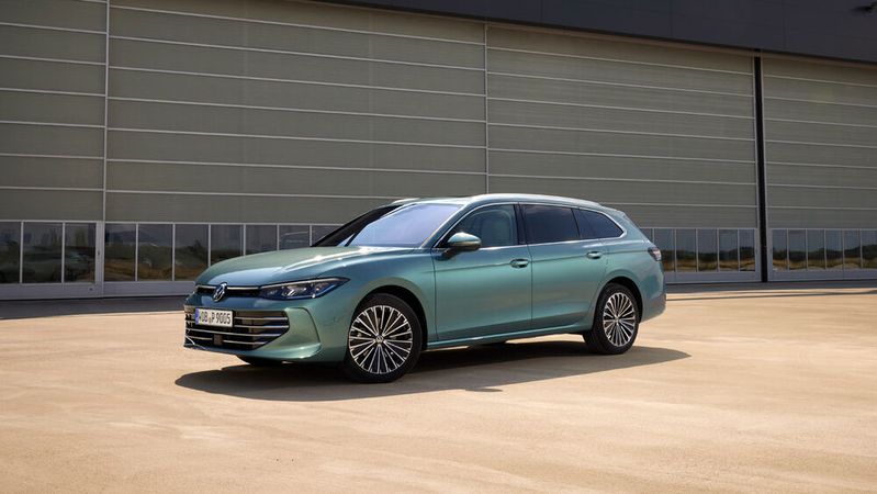 Den neuen VW Passat wird es ausschließlich als Kombi (Variant) geben.(Bild:  Volkswagen)