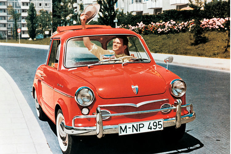 Der NSU Prinz wurde von 1957 bis 1962 gebaut. (Audi)