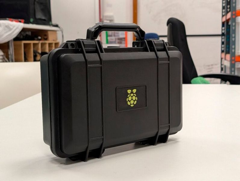 Mit diesem unscheinbaren Gehäuse im Pelican-Stil können Sie das Cyberdeck Ihrer Träume zusammenstellen. (Bild: Raspberry Pi)