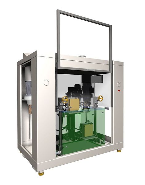 Ansichten: 3D-Darstellung eines Prüfstandes von Integral Hydraulik. (Archiv: Vogel Business Media)