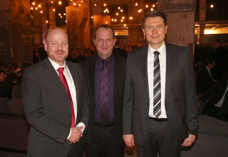 Beim Team rund um Dr. rer. nat. Dipl.-Inf. (Univ.) Klaus Dieter Engel (links), Prof. Dr. med. Franz A. Fellner und Dr.-Ing. Robert Schneider triftt Anatomie auf Kino – Cinematic Rendering (Deutscher Zukunftspreis)