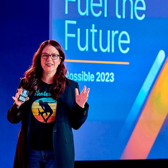 Chief Product Officer Hillary Ashton stellte die einzelnen Komponenten der Teradata-Plattform vor, u .a. VantageCloud und ClearScape Analytics.(Bild:  © Josh Caius Photographer https://www.joshcaiusphotography.com/)