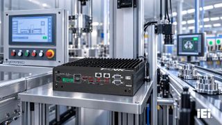 At Computex 2026, IEI demonstrated an Edge AI setup combining robotic control, local data processing and visual monitoring on an industrial platform. (Bild: IEI)