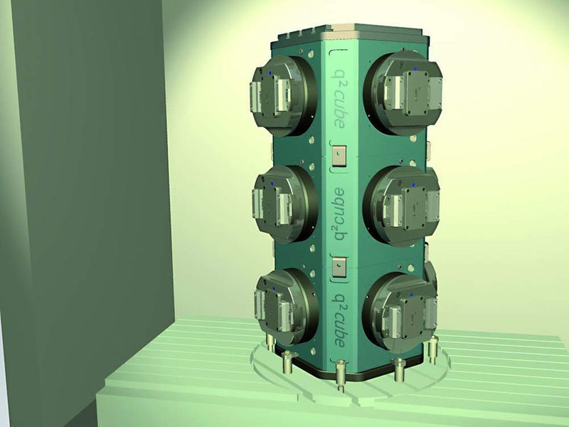 Bild 4: Spannturm mit acht ansteuerbaren Spannmodulen. (Archiv: Vogel Business Media)