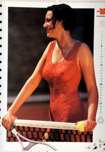 Sportlich ging es im Würth-Kalender 1993 zu. (Bild: Würth)