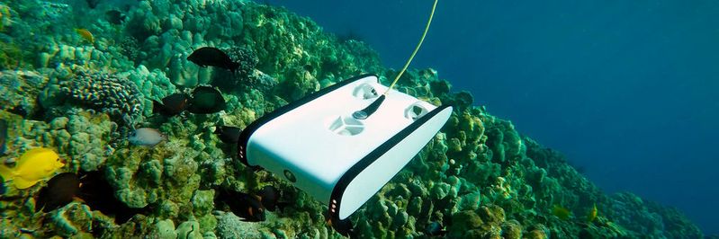 Hawaii 4.0: Unterwasser-Drohne Trident inspiziert Korallenriffe (Bild:  OpenROV)