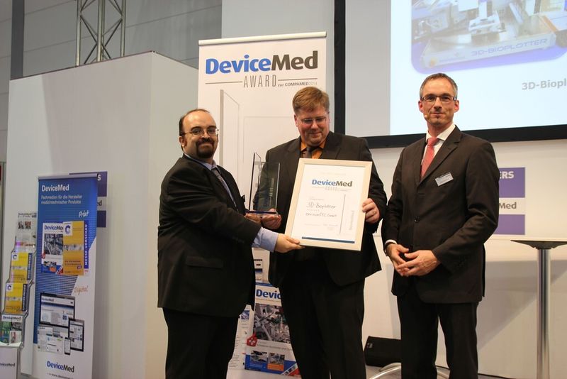 Mit dem Bioplotter können individuelle Implantate schnell und kostengünstig hergestellt werden: von Knochen über Knorpel bis zu Haut und Zellen. (Bild: Schäfer)