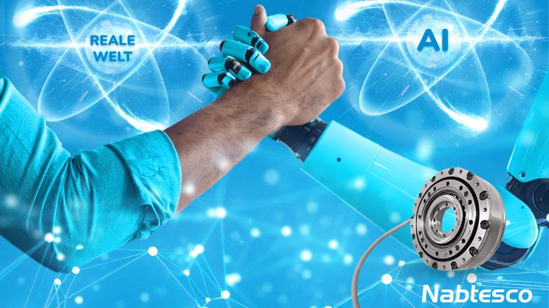 Das digitale Getriebe von Nabtesco ist ein wichtiger Baustein im Physical AI(Bild:  Bild: Nabtesco Precision Europe GmbH / stock.adobe.com/photostockatinat)