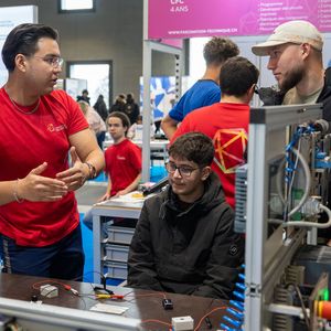 Vues du Salon des Métiers et de la Formation de Lausanne 2025(Source :  © Gabriel Lado)